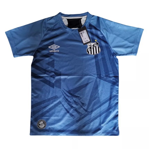 Thailande Maillot Football Santos Gardien 2020-21 Bleu